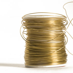 spool of gold wire