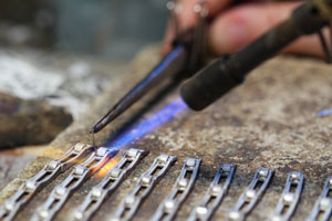 soldering silver jewelry